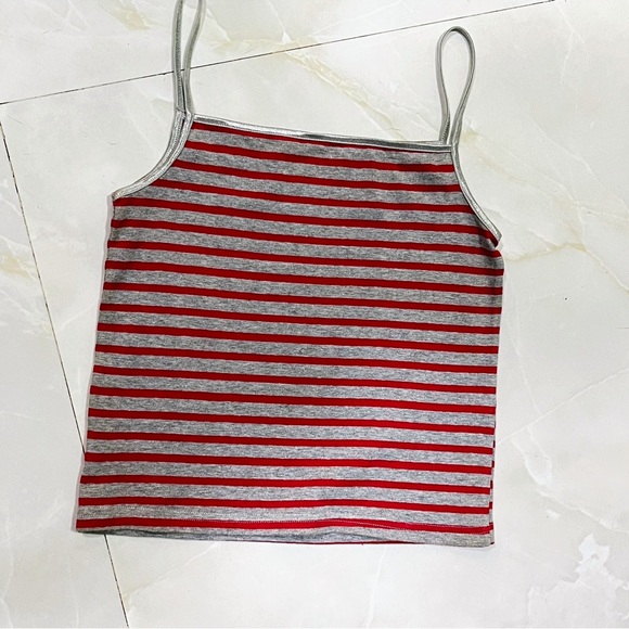 🔴Red Striped Sphaghetti Top for Women - Picture 3 of 8